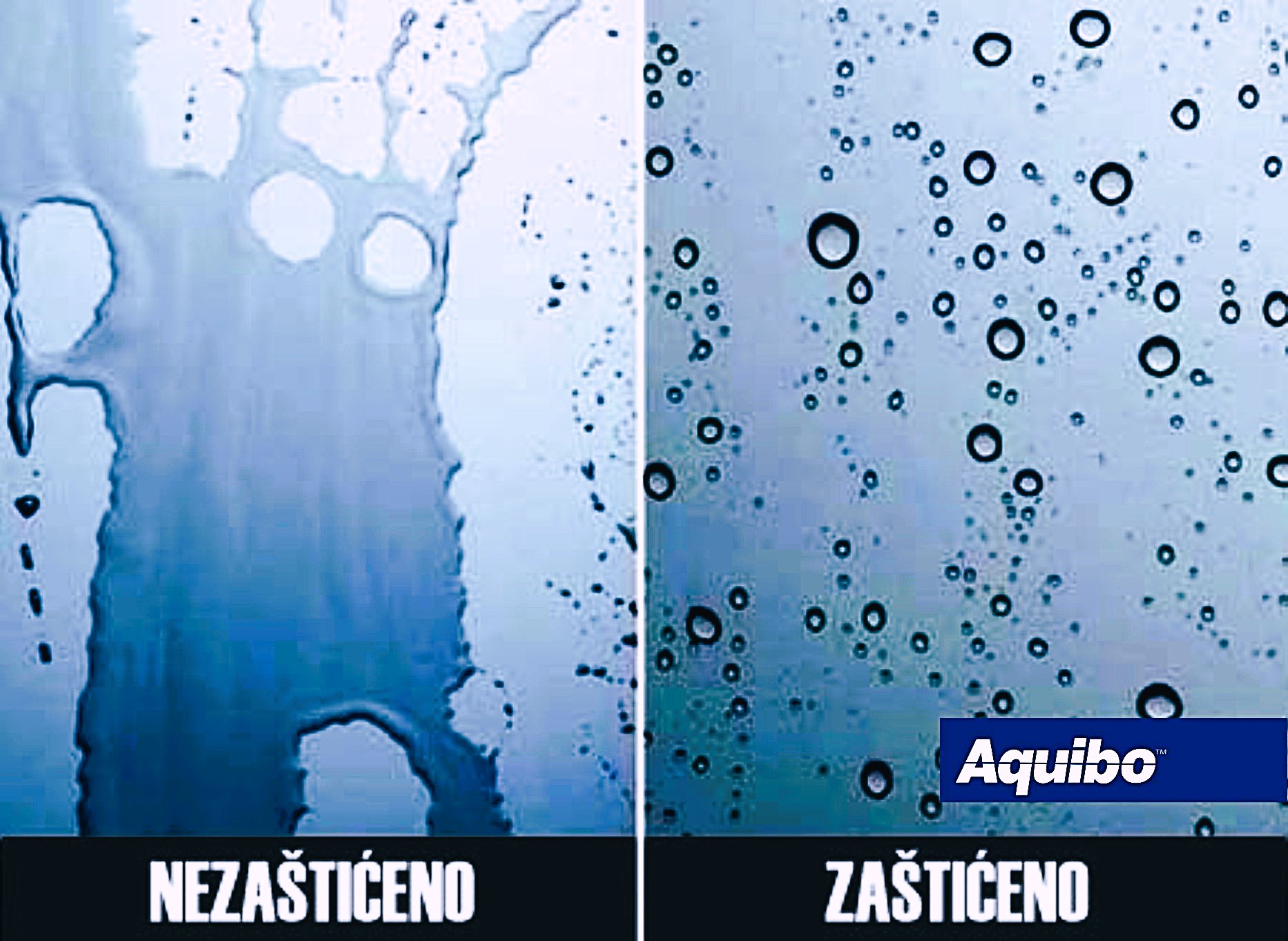 nezaštićen i zaštićen deo sa folijom
